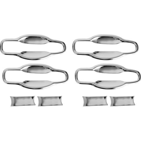 Poignée De Porte Extérieure - Cache De Cuve Chromé En ABS - Compatible Land Cruiser 200 (2012-2018) - Par Set De 4 (1/5)