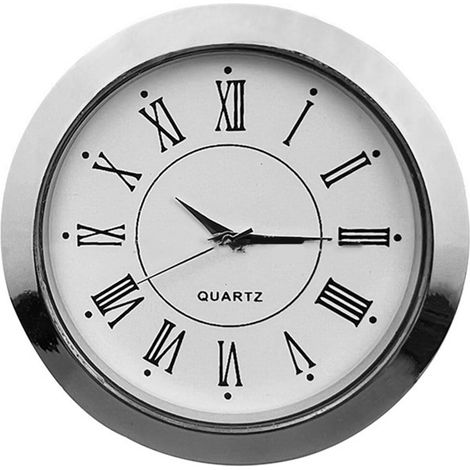 Mouvement Horloge Quartz - Insert Horloge Rond 55 mm - Pour Projets Artisanaux et Décoratifs - 1 Pièce (1/4)
