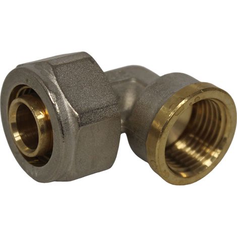 Coude Multicouche à compression Ø20x2,0 - Femelle 1/2" (15/21) - Henco (1/3)