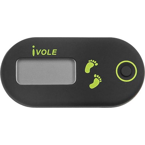 Podómetro digital 3D con seguimiento de millas, pasos, calorías y tiempo. Contador de pasos con clip para caminar, correr y hacer deporte.
