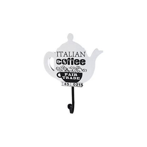 Appendino 1 posto a teiera, 13x4x17 cm (kit da 10)