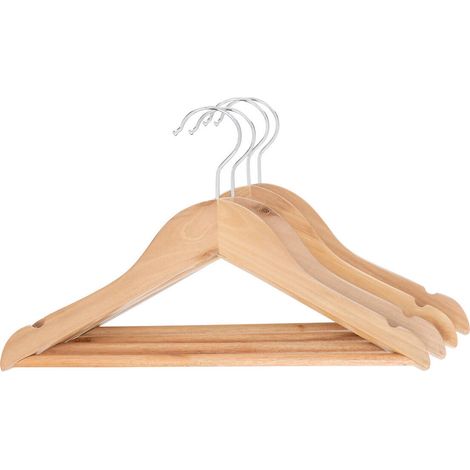 Set aus 4 Kinderkleiderbügeln Holz H19cm - Atmosphera créateur d'intérieur (1/2)