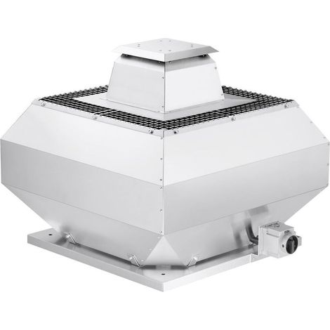 Helios VDD 355/4 T120 Vertikal-Dachventilator 3-PH 400V, 4-polig, bis 120 Grad Fördermitteltemperatur, 4440m3/h, 584W