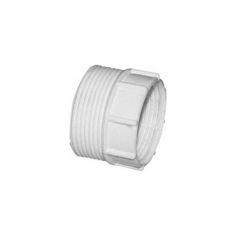 RIDUZIONE IN PVC PER SIFONI DA INOX A PORCELLANA Misura: M 1"1/2 x F 1"1/4 -CONF