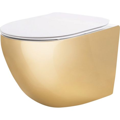TOILET BOWL REA CARLO MINI TORNADO NFQ WHITE GOLD