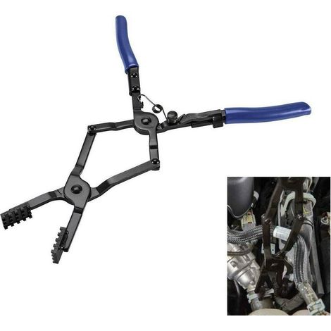 TRADE SHOP - Pinza Per Fascette Stringitubo Extra Lunga 44cm A Doppio Snodo 0 - 65 Mm 00052 - (1/2)