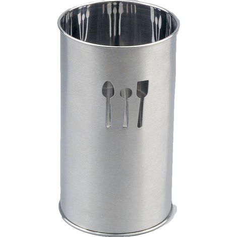 Ibili 714100 utensilienhalter aus Edelstahl 10x18 cm