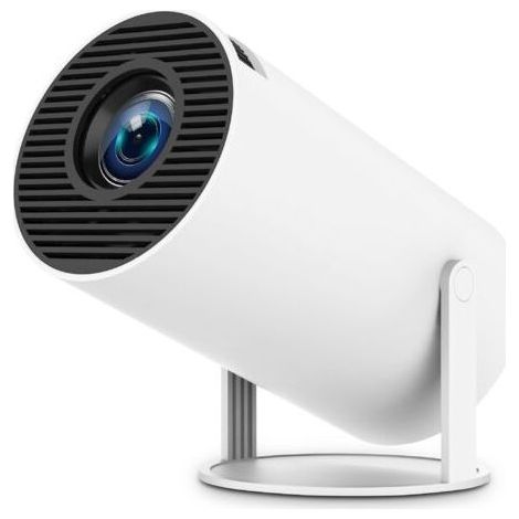 Muntra-Projecteur vidéo 4K - Mini projecteur portable Android 11, Wi-Fi 6, Bluetooth 5.0, HD 1080p, avec correction automatique du trapèze vertical, rotation à 270°, compatible TV Stick, HDMI, USB, PS (1/4)
