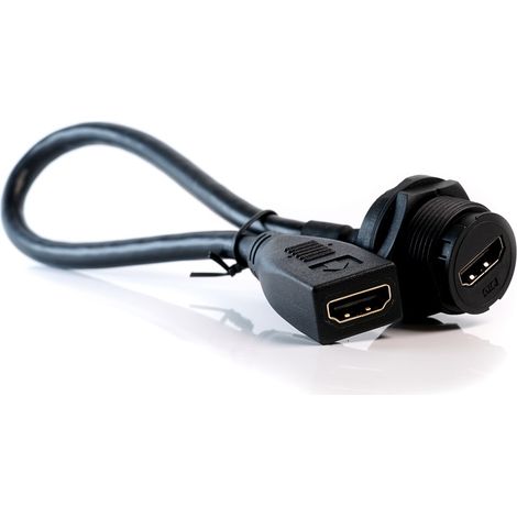 Connecteur HDMI RS PRO Femelle Enfichable C4 Droit ( Prix pour 1 )