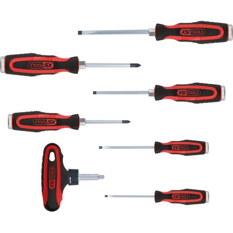 KS Tools, Jeu de tournevis à frapper ERGOTORQUEmax, manche à 2 (1/6)