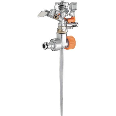 Flange Sprinkler, Chrome-plated metal body, 0-350° sector, 360° rotation, Garden (1/3)