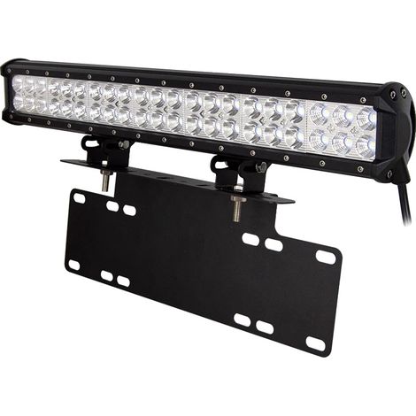 Barre lumineuse LED tout-terrain, 126W de luminosité, design de faisceau combiné, Lumière de support (1/2)