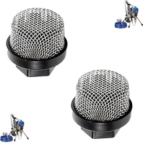 Lot de 2 filtres 246385 2,2 cm UNF pour pistolets à peinture sans air 390 Ultra 395 495 et pour pompes à peinture Wagner Spraytech Titan (1/5)