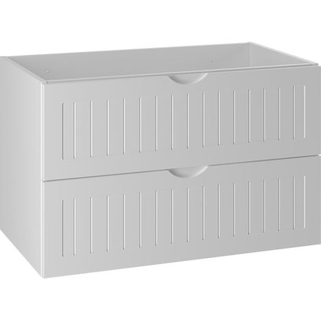 Mueble bajo lavabo 80cm Soline Blanco (1/5)