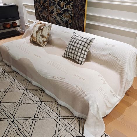 Années de café 90X180 Coussin de canapé monobloc, housse de canapé intégrale anti-griffures de chat, adaptée à toutes les saisons, serviette/housse de canapé (1/4)