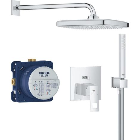 GROHE 25 289 000 TEMPESTA 250 Cube Eurocube Conjunto empotrado con ducha mural Cromo - ref: 25 289 000 (1/2)