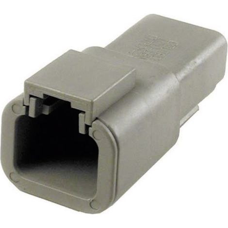 TE Connectivity 19543 Rundstecker Stecker, gerade Gesamtpolzahl: 2 Serie (Rundsteckverbinder): DTP