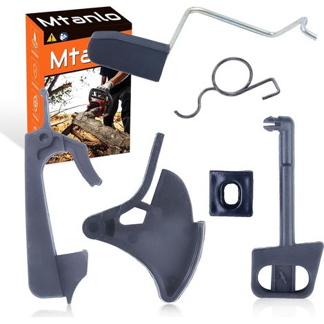 Kit de tige de starter avec ressort pour tronçonneuse Husqvarna 136 137 141 142 E/LE 530029831, 530069587, 530069587, 530029863, 530029869 (1/5)