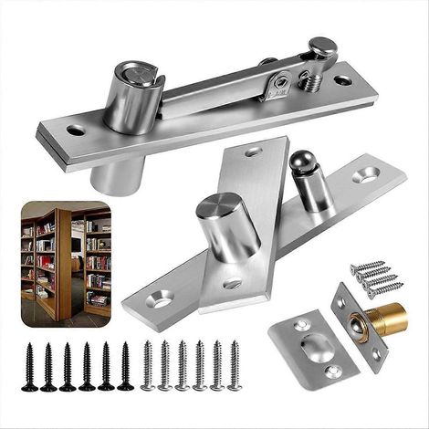 Charnière pivot porte, système de pivotement type I, quincaillerie robuste pour vantail, paumelle rotative axe vertical, mécanisme de rotation fiable, finition durable, installation facile, modèle sta (1/5)