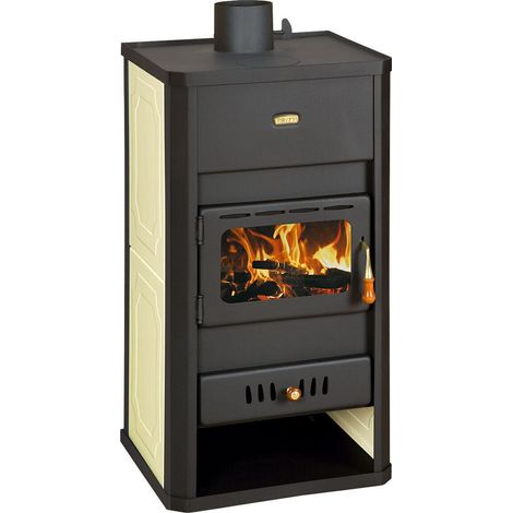Stufa a legna Prity S3 W13 da 15,0 kW con caldaia per acqua calda (1/5)