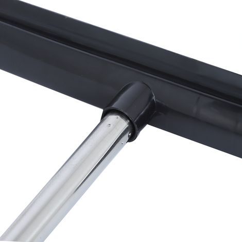 Balai Télescopique Multifonction pour Tapis et Poils d'Animaux - Outil de Nettoyage Noir (1/5)