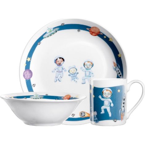 LEONARDO Kindergeschirr Weltall 3-teilig