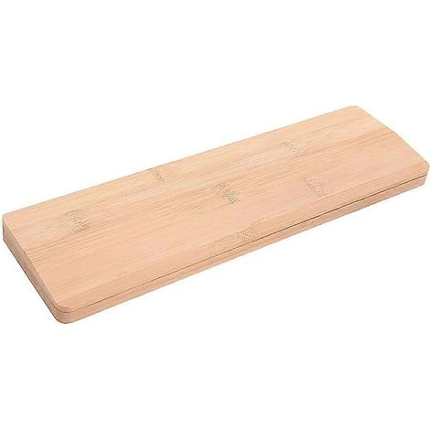 Support de clavier avec repose-poignets, compartiment de rangement intégré, antidérapant, soulage les douleurs au poignet, stable et fiable. (1/5)