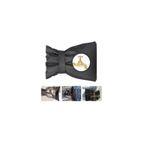 Housse pour Robinet Exterieur, Housse De Protection pour Robinet, Housse De Protection Robinet Extérieur, Housses De Robinet De Jardin, Protecteur Antigel De Robinet, Réutilisable, 1 Pièce - Crezuo (1/4)