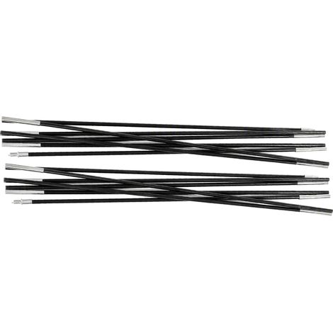 4M Tente de Camping Bâche avec Pied Réglable en Fibre de Verre, Bâton de Support pour Abri, Cadre d'Ombrage, Accessoire de Plein Air – Compatible avec Auvent, Abri Soleil (1/5)