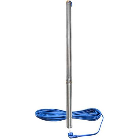 IBO 3'' STM 24 Tiefbrunnenpumpe 3" (ca.75mm Durchmesser) 3 Zoll Bohrlochpumpe Brunnenpumpe 20m Kabel