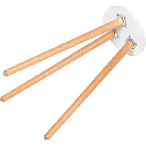 Support pour Plantes en Pot en Bois Naturel, Petite Table d'Appoint Ronde, Démontable, pour Décoration Intérieure et Extérieure, Balcon et Jardin, Diamètre 20 CM (1/5)