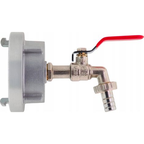 Raccord de borne d'incendie type Storz C-52 + vanne à bille 1/2" (1/5)