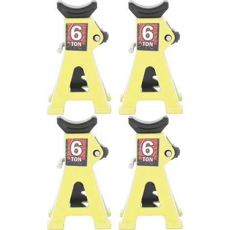 Mini support de levage réglable en alliage d'aluminium à l'échelle 1/24 pour voiture RC SCX24 (jaune)