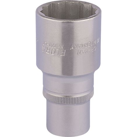 Draper 30mm Bi-Hex Deep Socket for 1/2" Drive – Metric Square Drive Deep Socket with Bi-Hexagon Design, Model 11939 (1/5)