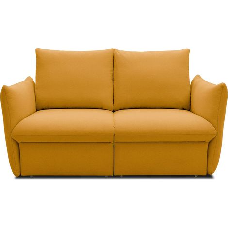 Canapé Cloud Box de 2 places avec fonction couchage et suspension à sommier tapissier, canapé 2 places avec housse de couette, canapé-lit, canapé à sommier tapissier 180 x 97 x 100 cm (1/5)