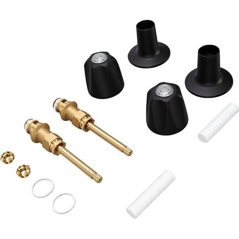 Kit de remplacement générique pour pommeau douche Windsor, noir (1/5)
