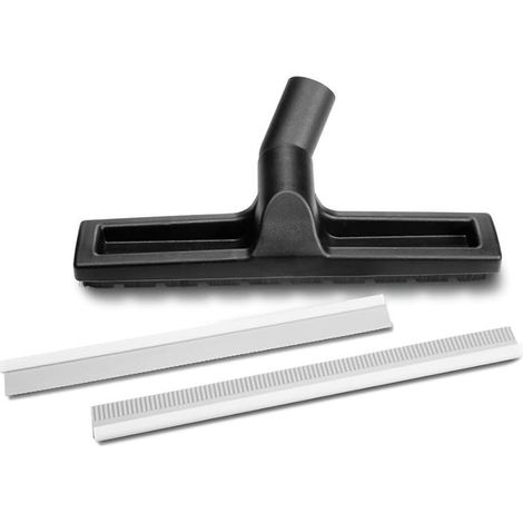Buse d'aspiration multiple pour aspirateur Dustex, pour utilisation eau et poussières avec lames interchangeables en caoutchouc et brosses. (1/4)