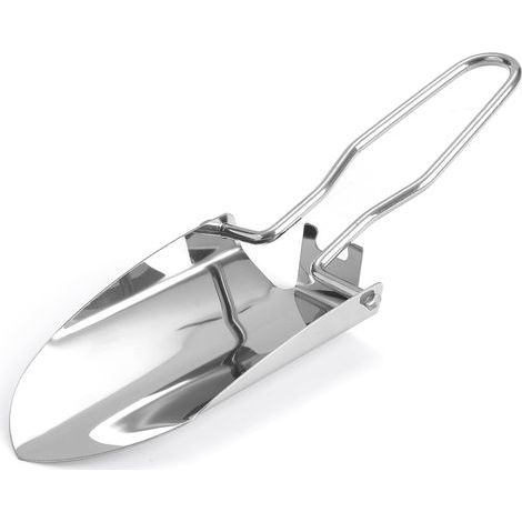 stainless steel garden trowel, rust-resistant, small garden shovel, mini hand shovel for planting, digging, weeding, camping and hiking (1/3)