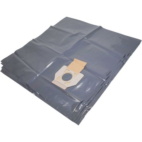 vhbw 5x bolsa compatible con Nilfisk Aero aspiradora - 35,3 cm x 20,9 cm gris (1/4)