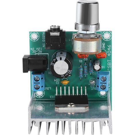 Carte d'amplificateur audio stéréo double canal, carte d'amplificateur DIY pour home cinéma (1/5)