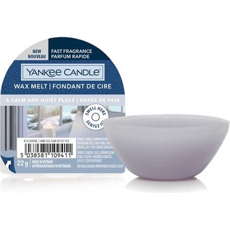 Bougie Yankee Candle « Un endroit calme et paisible » (cire 22 g)