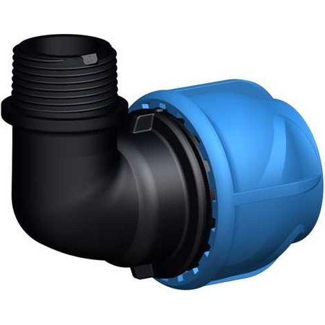 GF PIPING SYSTEMS Coude de transition 90° - iJoint - Ø 32 mm filetage mâle 1" (1/2)
