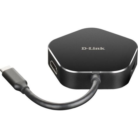 Hub USB 3.0 Tipo-C D-Link DUB-M420/ 2 Puertos USB/ 1 HDMI/ 1 Thunderbolt 3 (1/3)