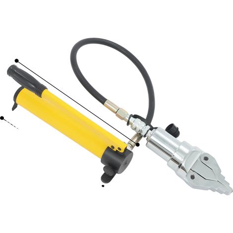 Separador de bridas hidráulico, accionamiento manual, alta eficiencia, AMARILLO (1/2)