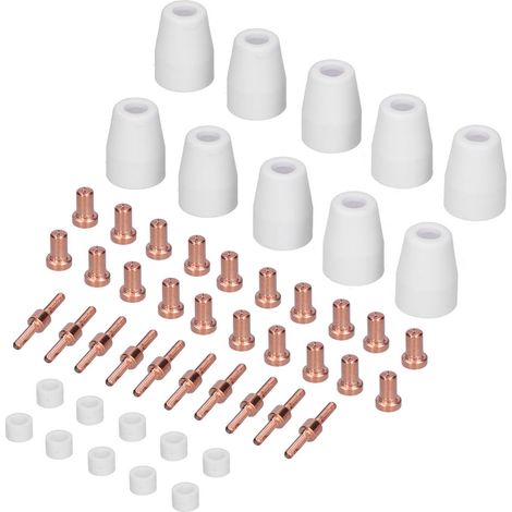 Kit de rechange pour torche de soudage PT-3150Pcs avec buses, électrodes et accessoires (1/5)