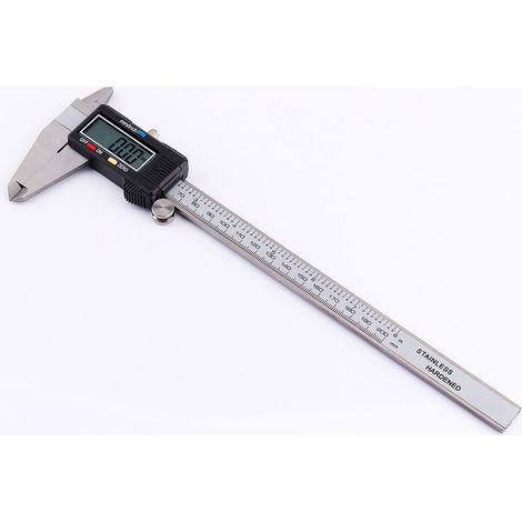 Calibrador electrónico con resolución de 0,0005 pulgadas, pantalla LCD extragrande y velocidad máxima de medición de 60 pulgadas para pulido de joyas y trabajos de carpintería. (1/5)