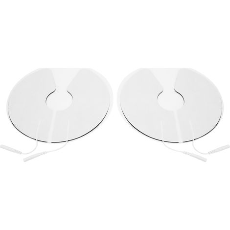 2 électrodes pectorales en tissu non tissé pour appareil de physiothérapie TENS, 16 cm (6,3 pouces). (1/5)