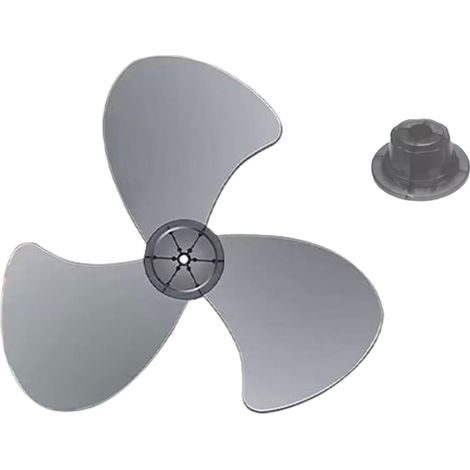 Pales de Ventilateur de Rechange - Lot de 3 - Plastique Robuste - Rotation Optimisée 40,6 cm - Pour Maison Bureau Garage Atelier - Noir Universel (1/5)