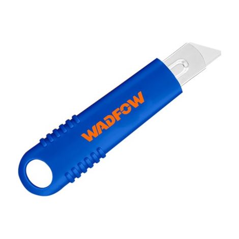 Cutter de seguridad retráctil WADFOW con hoja auto-retráctil y mango ergonómico (1/4)