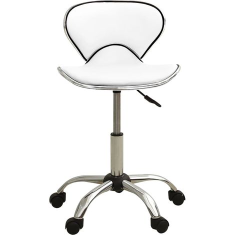 Maison Exclusive - Bürostuhl Weiß Kunstleder